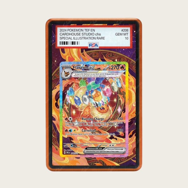 Display Case Acrylic - Acrylic Psa Card Display Flareon Ex